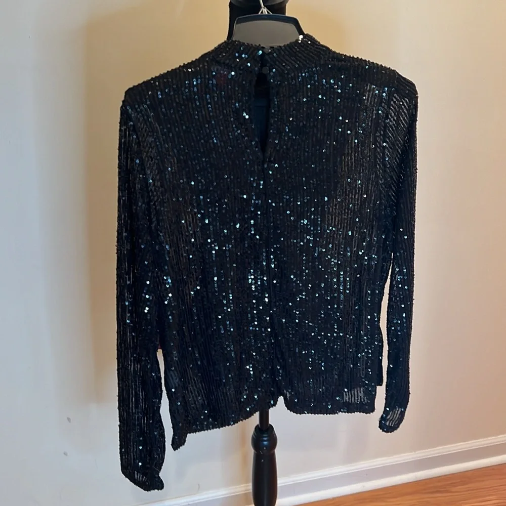 Vince Camuto Sequin Top - Picture 4 of 10